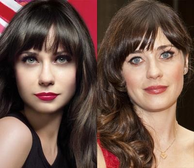 Sao “lột xác” nhờ photoshop - 2 Zooey Deschanel