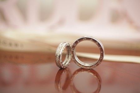 Cặp nhẫn cưới sang trọng dành cho cô dâu Ngọc Quyên và chú rể Richard