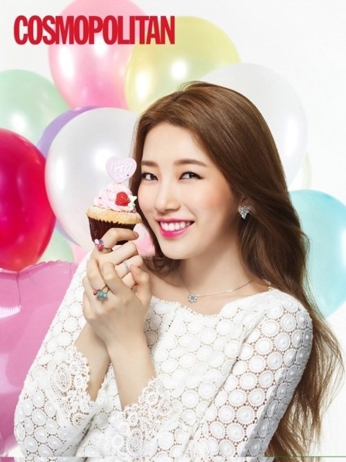 “Hot girl” Suzy khoe vẻ ngọt ngào - 5 Một vài hình ảnh của Suzy trên các bìa