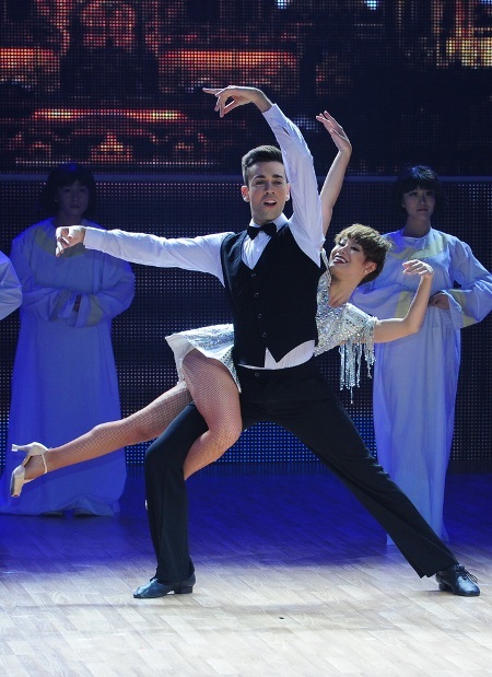 Trà My ghi điểm với động tác khó 