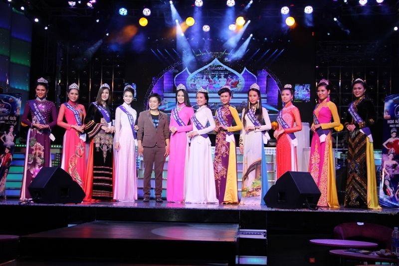 Đại diện các thí sinh ra mắt trong buổi họp báo ở TPHCM ngày 14/3/2014 (Ảnh: BTC)