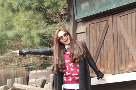 Minh Hằng tranh thủ thời gian lưu lại Hàn Quốc vài ngày