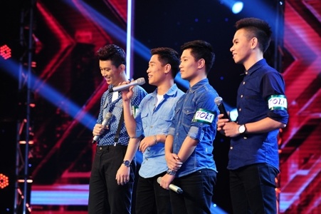 Bốn chàng trai đã đưa khán giả trở về không gian âm nhạc thập niên 90