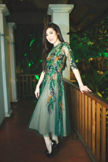 Cô là khách VIP tại sự kiện tối qua ở TPHCM