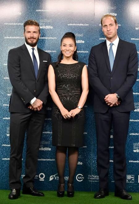 Thu Minh tươi tắn bên hoàng tử Anh và David Beckham - 1 Thu Minh tươi tắn bên hoàng tử William và David Beckham