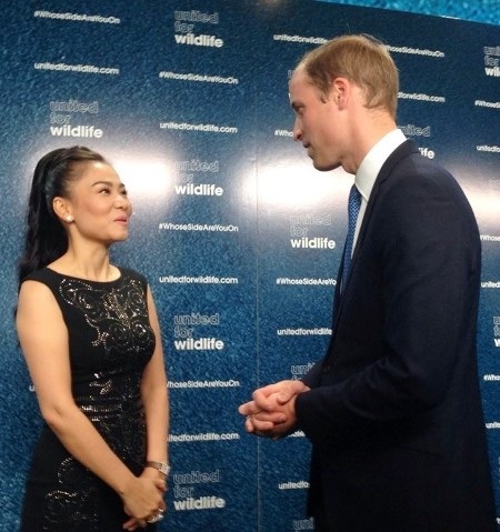 Thu Minh tươi tắn bên hoàng tử Anh và David Beckham - 2 Nữ ca sỹ được chào đón nồng nhiệt từ chủ nhân của buổi lễ