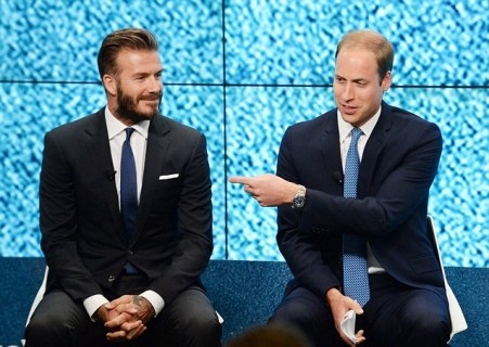 Thu Minh tươi tắn bên hoàng tử Anh và David Beckham - 9 Cùng với hoàng tử William, David Beckham cũng tham gia chủ trì buổi lễ này