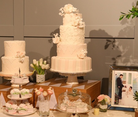 Tiệc cưới của Trà My và ông xã Văn Đức đã diễn ra tại một khách sạn sang trọng ở TPHCM