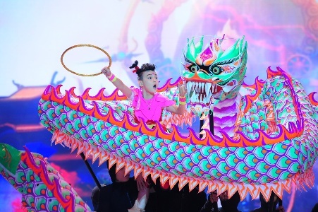 Phần trình diễn đẹp mắt đã làm cho người xem cảm thấy mãn nhãn