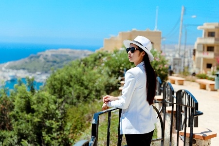 Hoa hậu Ngọc Hân thích thú thăm đảo Gozo