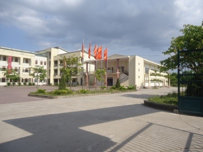 Hội đồng thi trường Chuyên Hà Tĩnh vắng vẻ trong buổi thi môn Lịch sử. (Ảnh: Phượng Vũ)