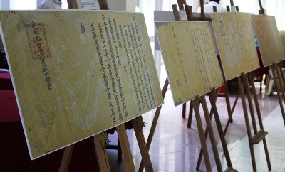 Nhiều tư liệu Hán Nôm có giá trị  được trưng bày tại lễ tổng kết