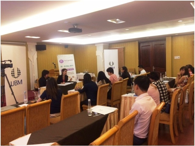Triển lãm chuyên ngành Nguyên Liệu, Phụ gia, Hoá chất thực phẩm 2015 - 1 Quang cảnh buổi họp báo