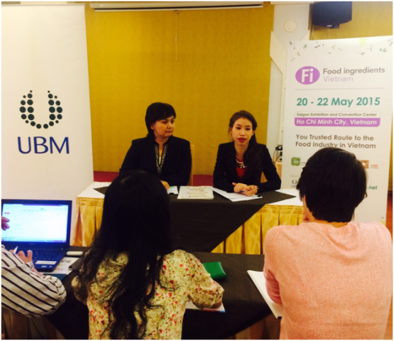 Triển lãm chuyên ngành Nguyên Liệu, Phụ gia, Hoá chất thực phẩm 2015 - 2 Bà Rungphech Rose Chitanuwat - GĐ kinh doanh UBM Thái Lan,