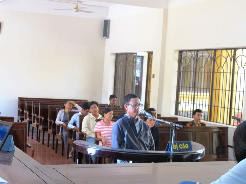 Bị cáo Đỗ Thanh Toại tại phiên tòa sơ thẩm