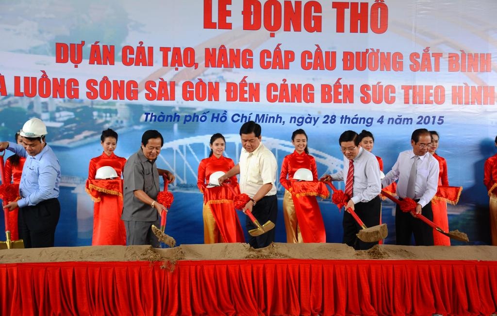 Nâng cấp cầu đường sắt Bình Lợi hơn 100 tuổi - 1 Nâng cấp cầu đường sắt Bình Lợi hơn 100 tuổi