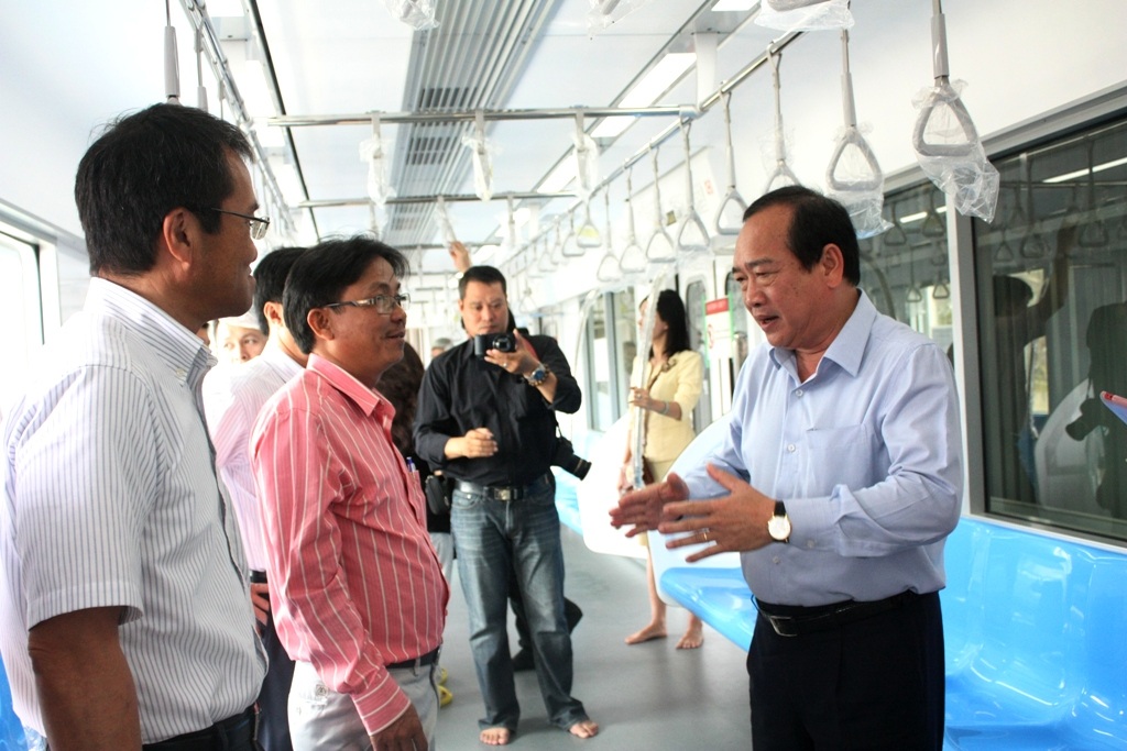 Đoạn trên cao tuyến metro số 1 sẽ được
vận hành vào năm 2018