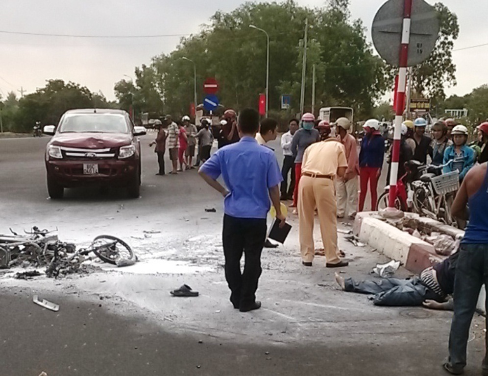 Hiện trường vụ tai nạn