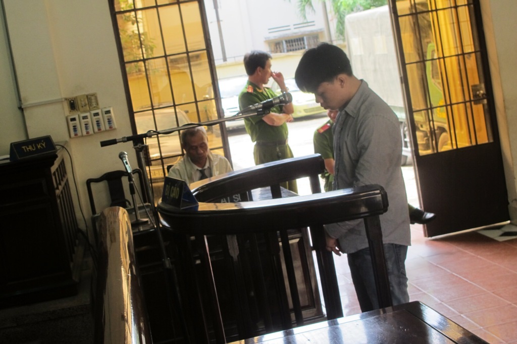 Bị cáo
Nguyễn Lai tại phiên tòa sơ thẩm