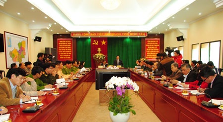 Quang cảnh buổi họp báo