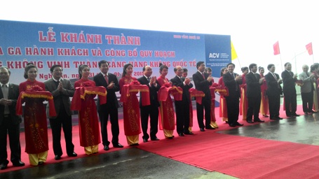 Khánh thành nhà ga hàng không quốc tế Vinh