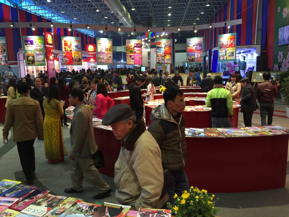 Hội báo Xuân toàn quốc Ất Mùi 2015. (Ảnh: Chiến Thắng)