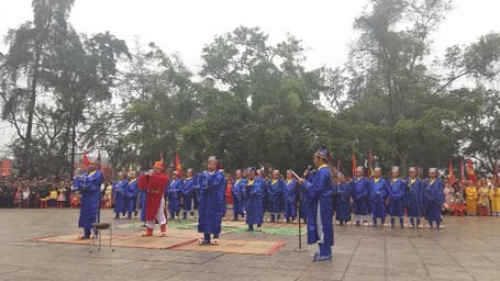 Lễ hội Yên Thế tưởng nhớ người anh hùng áo nâu Hoàng Hoa Thám - 1 Lễ tế cờ