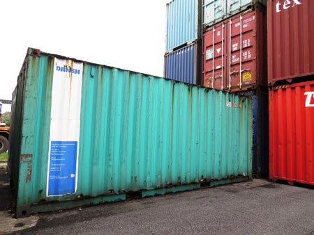 Các container vô chủ nằm tại cảng Hải Phòng từ năm 2006.