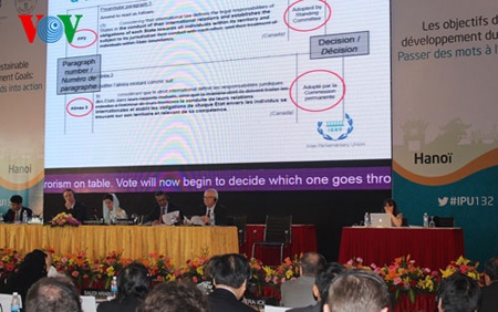 Toàn cảnh cuộc họp Ủy ban Thường trực về Dân chủ và Nhân quyền