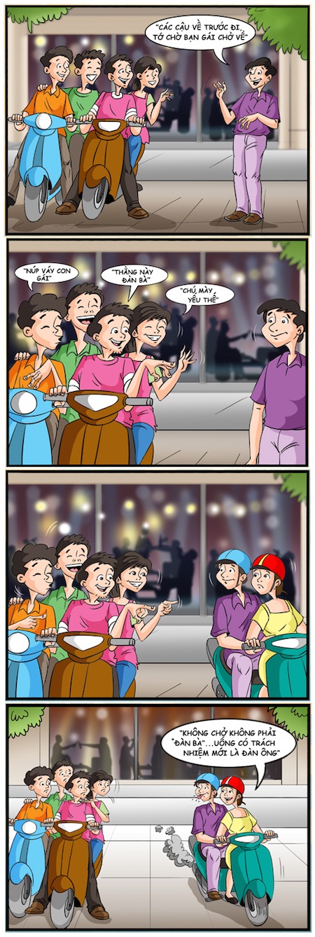 Xây dựng văn hóa “Uống có trách nhiệm” từ tranh vui - 1 Xây dựng văn hóa “Uống có trách nhiệm” từ tranh vui