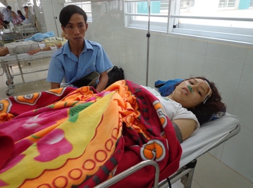 Chị Cúc là người duy nhất may mắn sống sót.