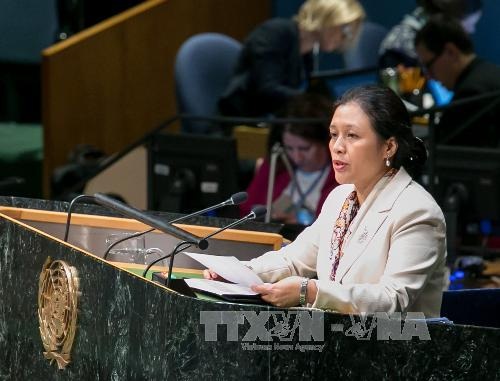 Việt Nam cam kết thúc đẩy khu vực phi vũ khí hạt nhân - 1 Đại sứ Nguyễn Phương Nga. Ảnh: TTXVN