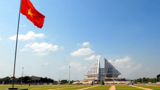 Khu vực Quảng trường 16 tháng Tư tại Ninh Thuận. (Ảnh: TTXVN)