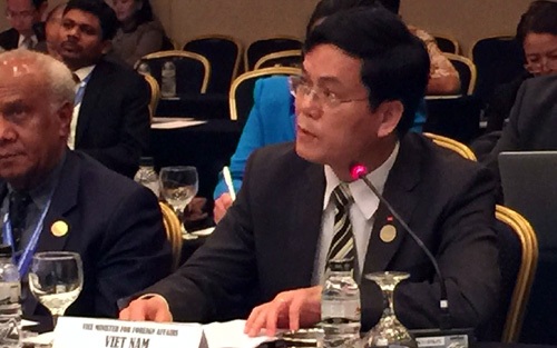 Cần tăng cường tuân thủ Công ước LHQ về Luật Biển 1982 - 1 Thứ trưởng Hà Kim Ngọc phát biểu tại Hội nghị