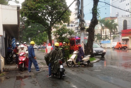 Tuy nhiên, theo xác định của lãnh đạo phòng CSPCCC quận 1 thì đây chỉ là tin báo cháy giả.
