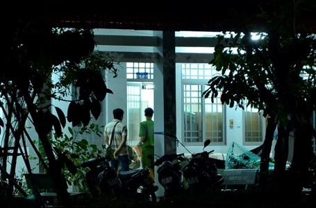 Căn phòng lấy lời khai nghi can Vũ Văn Tiến