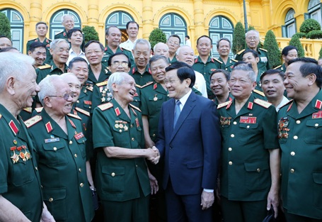 Chủ tịch nước gặp mặt Ban Liên lạc Mặt trận Tây nguyên B3, Quân đoàn 3