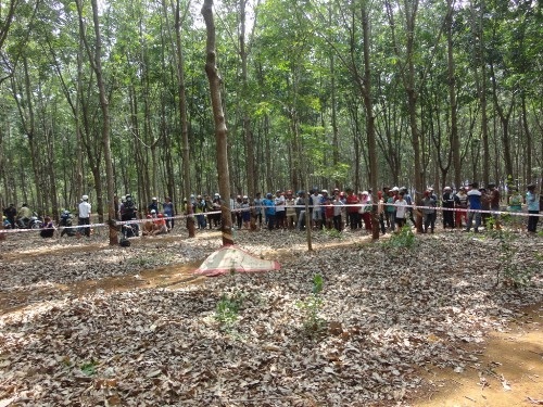 Hiện trường phát hiện thi thể nạn nhân