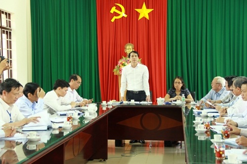 Thứ trưởng Phạm Mạnh Hùng làm việc về công tác chuẩn bị thi tại Đắk Lắk