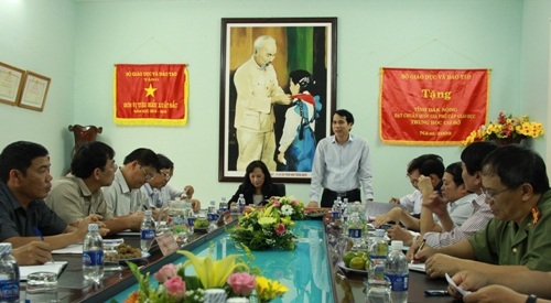 Thứ trưởng Phạm Mạnh Hùng kiểm tra công tác chuẩn bị kỳ thi tốt nghiệp THPT tại Đắk Nông.