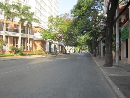 Đường Hai Bà Trưng đầy dịu dàng, duyên dáng trong ánh nắng mới