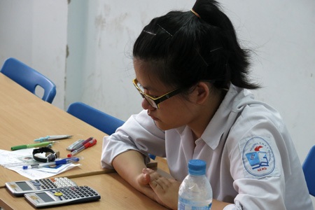 Tâm trạng lo lắng của một thí sinh.