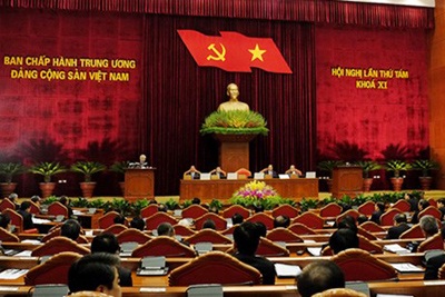 Khai mạc Hội nghị Trung ương 8, khóa XI - 1 Hội nghị Trung ương 8 sẽ diễn ra từ ngày 30/9 đến 9/10. Ảnh: VGP/Quang Hiếu