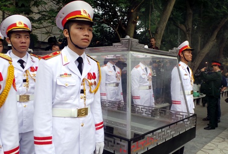 Bắt đầu hành trình tiễn biệt Đại tướng Võ Nguyên Giáp