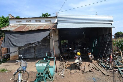 Kỳ án “thanh sắt bay” giết người - 1 Căn nhà của Trần Văn Kỳ, nơi xảy ra vụ án mạng