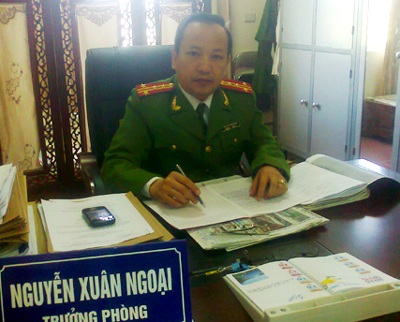 Cuộc đào tẩu trước ngày xử án và cái kết bất ngờ của người đàn bà trắc nết - 2 Đại tá Nguyễn Xuân Ngoại, trưởng phòng PC52 công an tỉnh Lào Cai. Ảnh T.G