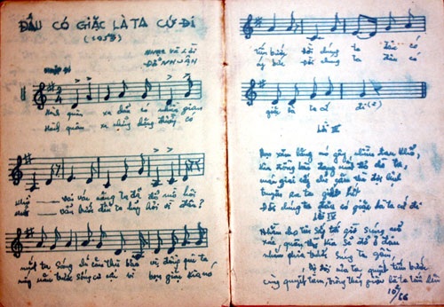 Cựu binh Mỹ: "Tôi tôn trọng người lính Việt Nam" - 11 Một trang sổ chép bài hát