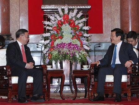 Chủ tịch nước tiếp Bí thư Tỉnh ủy Quảng Đông của Trung Quốc - 1 Chủ tịch nước tiếp Bí thư Tỉnh ủy Quảng Đông của Trung Quốc