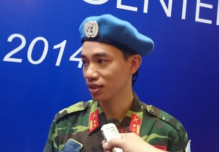 2 sĩ quan Việt Nam nhận mũ nồi xanh gìn giữ hoà bình LHQ - 6 Trung tá Trần Nam Ngạn