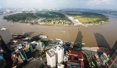 Khám phá hầm dìm chạy dưới đáy sông Sài Gòn - 1 Khám phá hầm dìm chạy dưới đáy sông Sài Gòn - 1